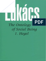 Georg Lukacs Ontology of Social Being Volume 1 Hegel