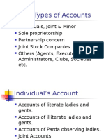 Major Types of Accounts