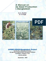 Manual On Vegetable Seed Production in Bangladesh