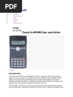 Calculator Tricks