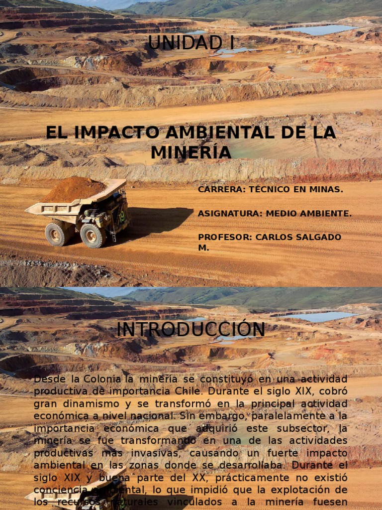 Impacto Ambiental de la Minería en Chile | PDF | Derecho | Ciencia y ...