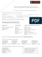 Office of Admissions Document ID Sheet