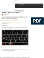 Conheça As Funções Secretas' Do Seu Teclado e Agilize Seus Trabalhos - Dicas e