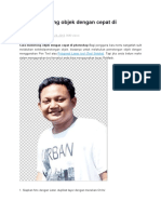 Cara Memotong Objek Dengan Cepat Di Photoshop