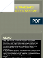 Akad Dan Transaksi Syariah