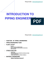 Introduction To Piping Engineering