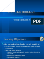 Stid1103 Ch3 Word Processing