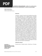 Criatividade No Contexto Educacional Análise de Publicações Periódicas e Trabalhos de Pós-graduação Na Área Da Psicologia