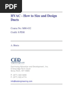 How To Size and Design Ducts