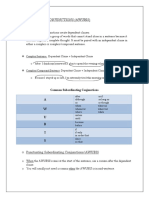 Subordinating Conjunctions (AWUBIS)