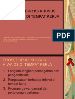 Prosedur K3 Khusus HIV AIDS 2013