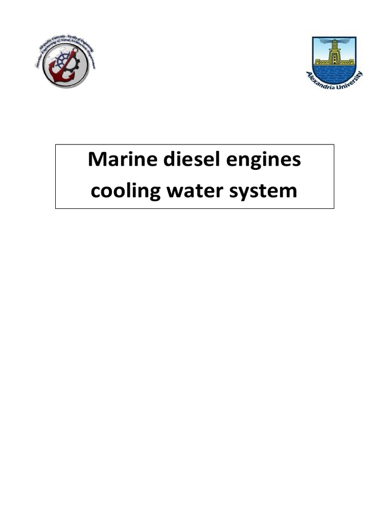 Marine Diesel Engine Cooling Systems | PDF | Seawater | Water
