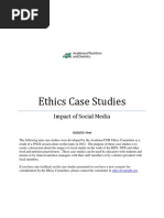 Social Media Ethics Case Study