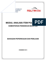 Modul Analsisis Item Politeknik KPM Edisi Dis 2013