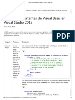 Cambios Importantes de Visual Basic en Visual Studio 2012