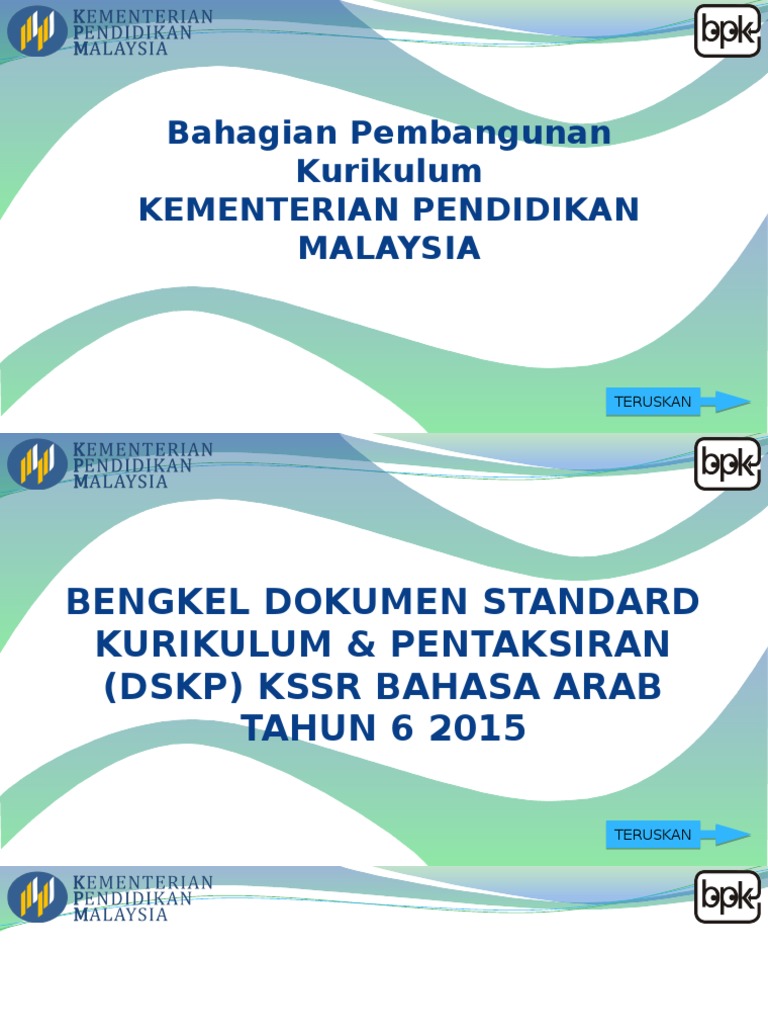 Bengkel Dskp Bahasa Arab Tahun 6 Pdf