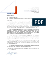 Advanced Media Group Letter To Steve, Phil and Mike Re 1250 Fremont Street Taxes December 28, 2015