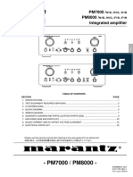Hfe Marantz Pm7000 8000 Service
