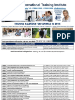 Available Courses For 2016 at Dotrid International Training Institute