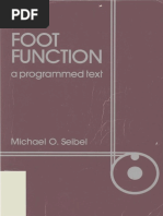 健康・医学 Foot Function - Michael O. Seibel Foot Function: A Programmed Text [ paperback ] Seibel
