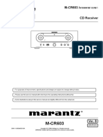 Marantz M-CR603 PDF