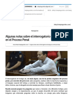 Algunas Notas Sobre El Interrogatorio de Testigos en El Proceso Penal - Roleplayjuridico