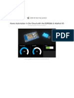Home Automation in The Cloud With The Esp8266 and Adafruit Io PDF