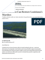 How Markets Can Restore Louisiana¹s Marshes - WSJ[11]