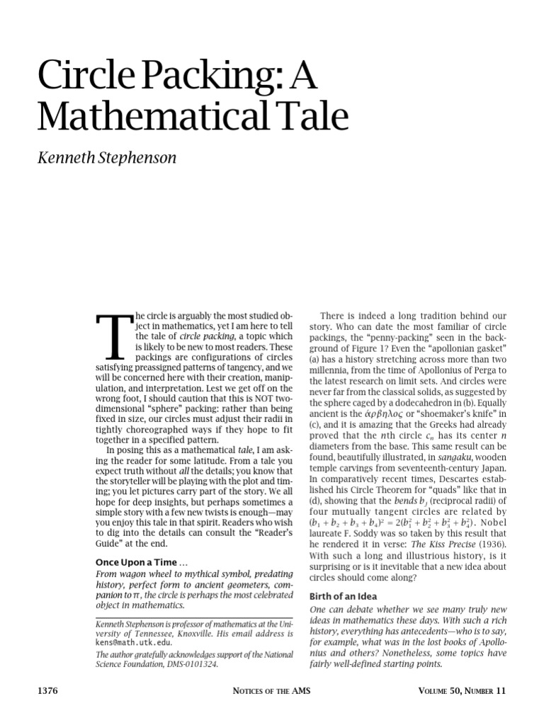 Circle Packing PDF | PDF