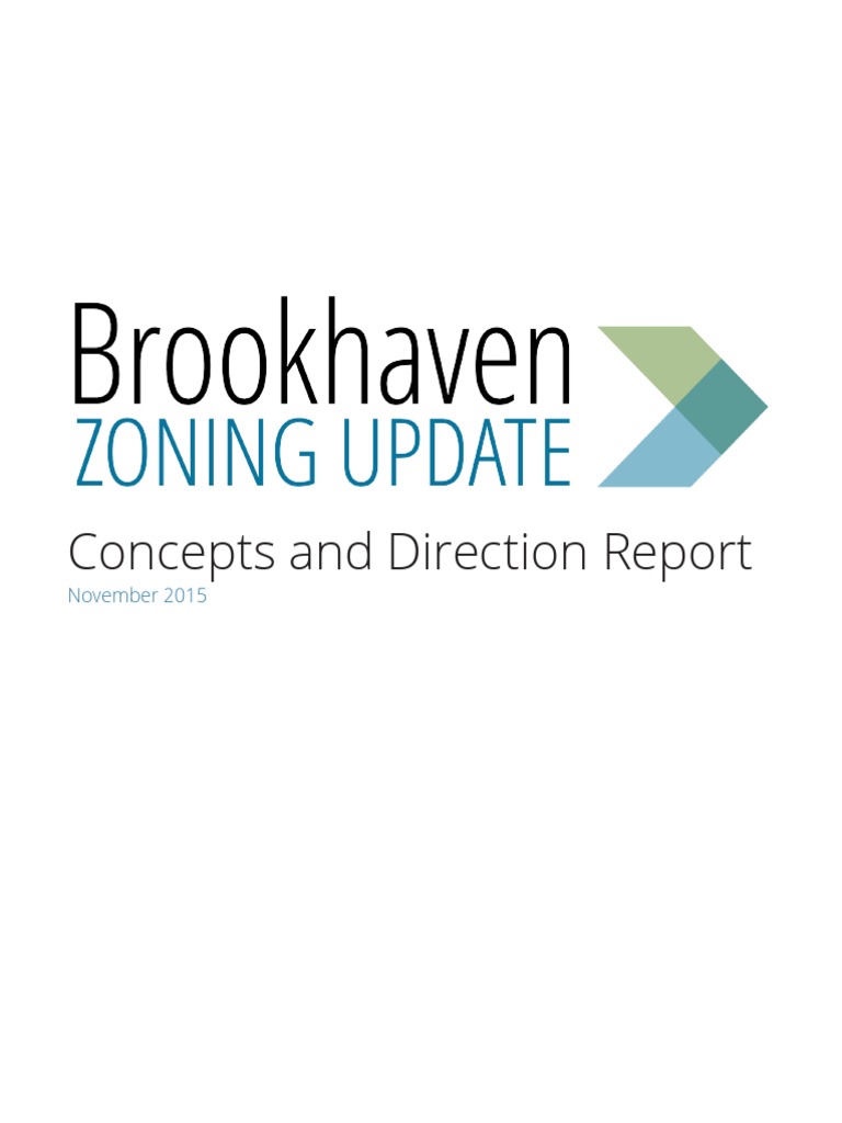 Brookhaven GA Zoning Code Rewrite Outline Report November 2015 Zoning
