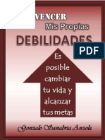 Como Vencer Mis Propias Debilidades - Gonzalo Sanabria Anzola