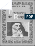 RAMON LLULL: Proverbis de Ramon Llull
