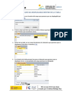 Creacion Campo Despegable en EXCEL