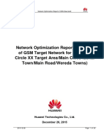North Circle Network Optimization Report of GSM New Build (Region XX Cluster XX) V2.0-2015-4-7 PDF