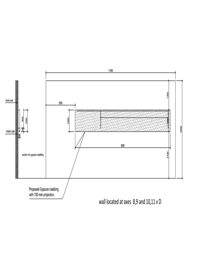 Gypsum Cladding Elevation | PDF