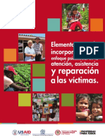 Elementos Para La Incorporacio n Del Enfoque Psicosocial en La Atencio n Asistencia y Reparacio n a Las Vi Ctimas