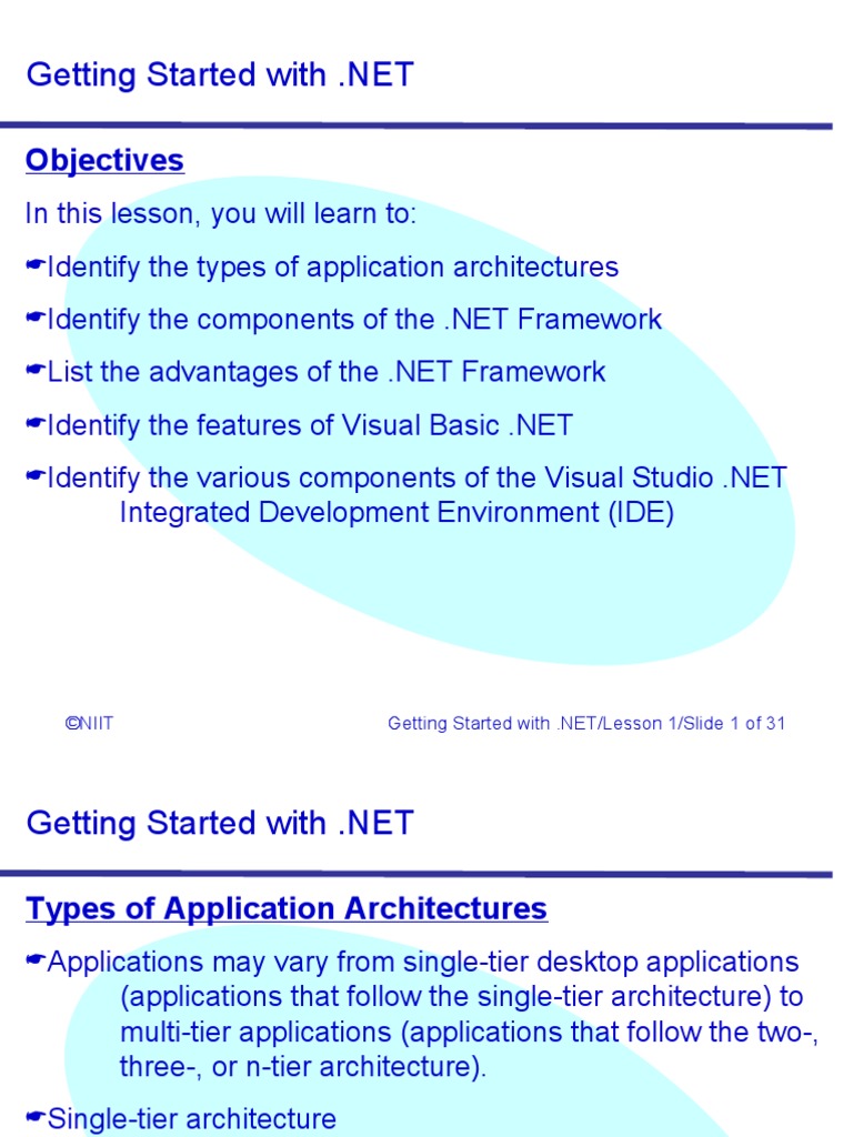 VB Net Tutorial 1 | PDF