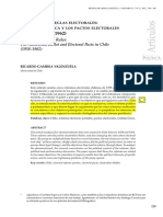 Reformando Las Reglas Electorales La Cedula Unica y Los Pactos Electorales. Gamboa