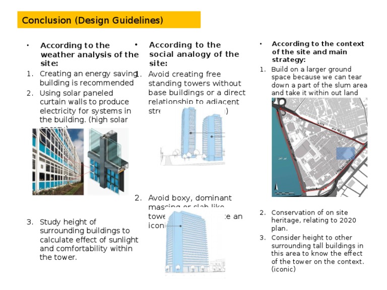 Sustainable Tower Design Guidelines | PDF