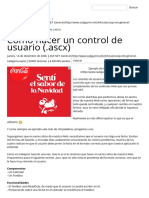 Crear Control de Usuario