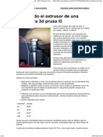 Calibrando El Extrusor de Una Impresora 3d Prusa I3 El Cacharreo
