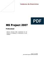 MS Project 2007 Caderno de Exercicios