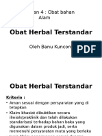 OBA Obat Herbal Terstandar