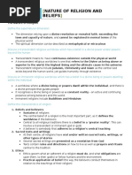 Download HSC Prelim Studies of Religion notes - Nature of Religion and Beliefs by ddyball2105 SN294191638 doc pdf