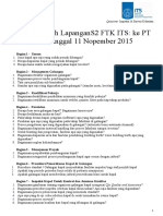 Daftar Pertanyaan.'inspeksi & Survey' (Galangan Kapal) 1