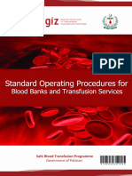 6 Standard Operating Procedures for Blood Bank Processes in Pakistan