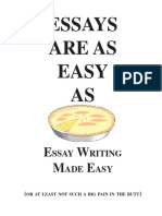 Essays Are As Easy AS: E W M E