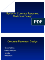 basics of Rigid Pavement Design