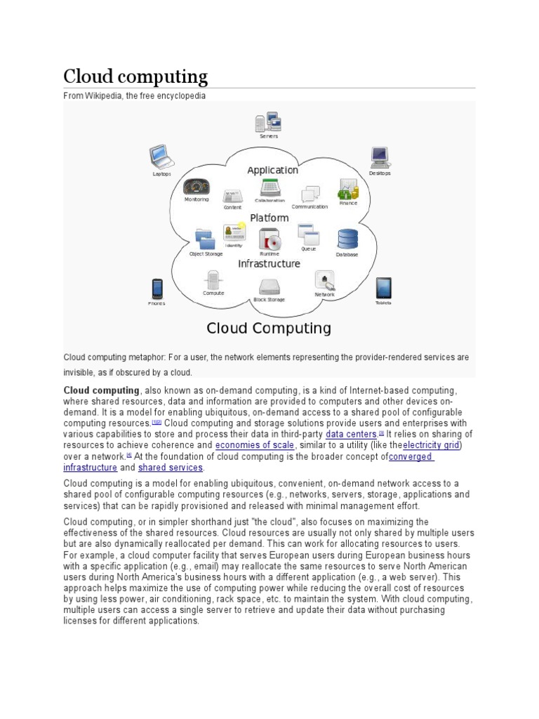 Cloud Computing Notes | Platform As A Service | Cloud Computing