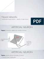 Neural Networks: Feedforward Neural Network - Capacity of Single Neuron